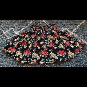 Floral H&M circle skirt